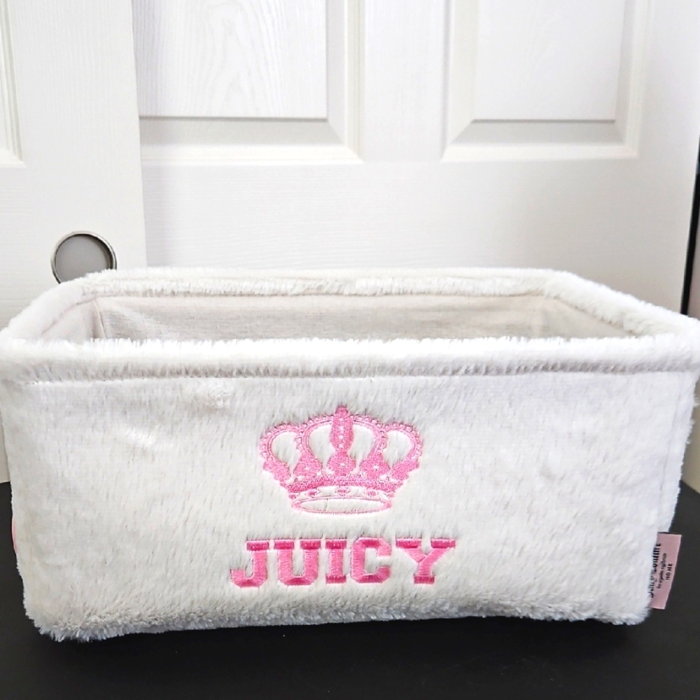 Juicy Couture NWT Plush Storage Bin